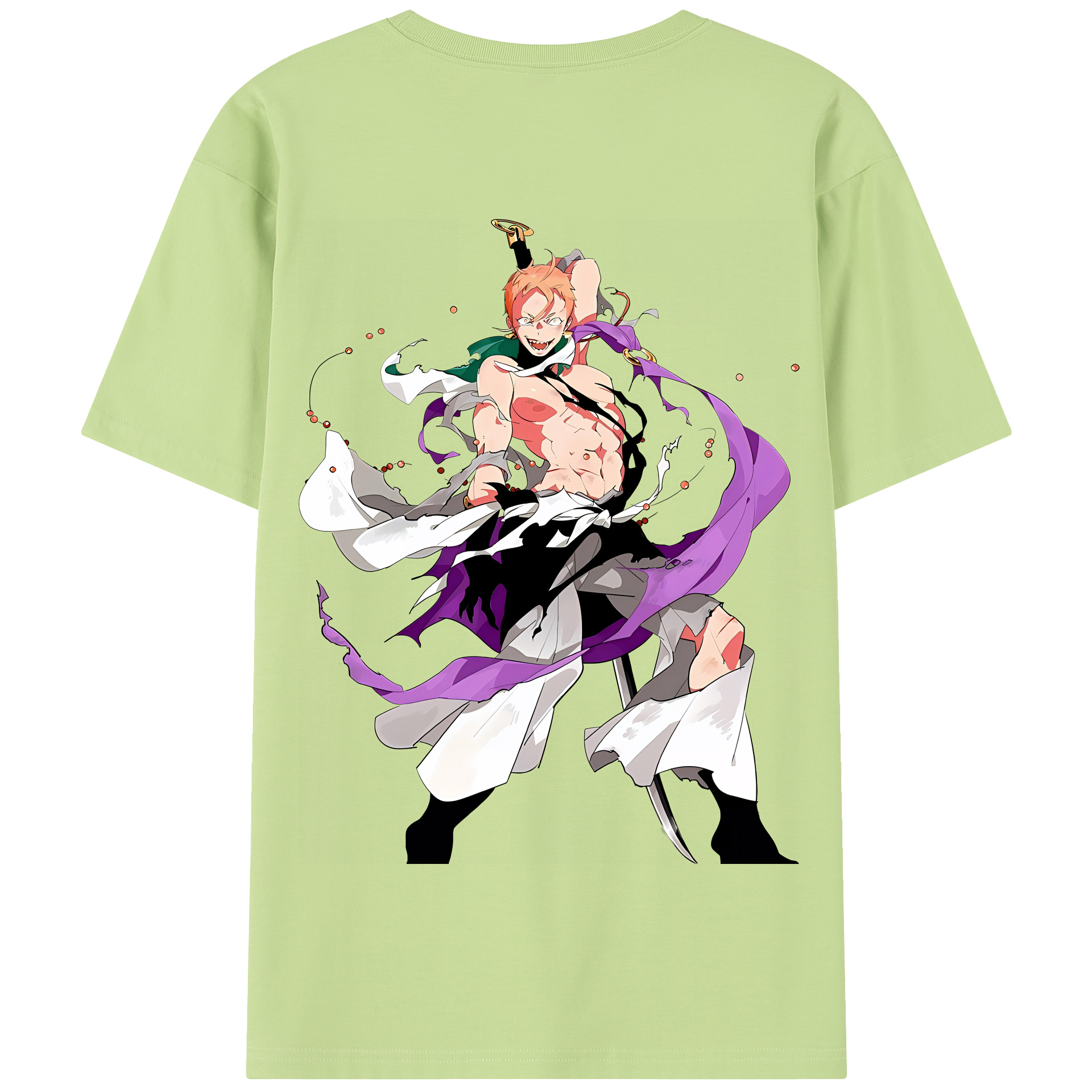 （画像用） 刀剣乱舞 Touken Ranbu 綿100％半袖Tシャツ（背面プリント）